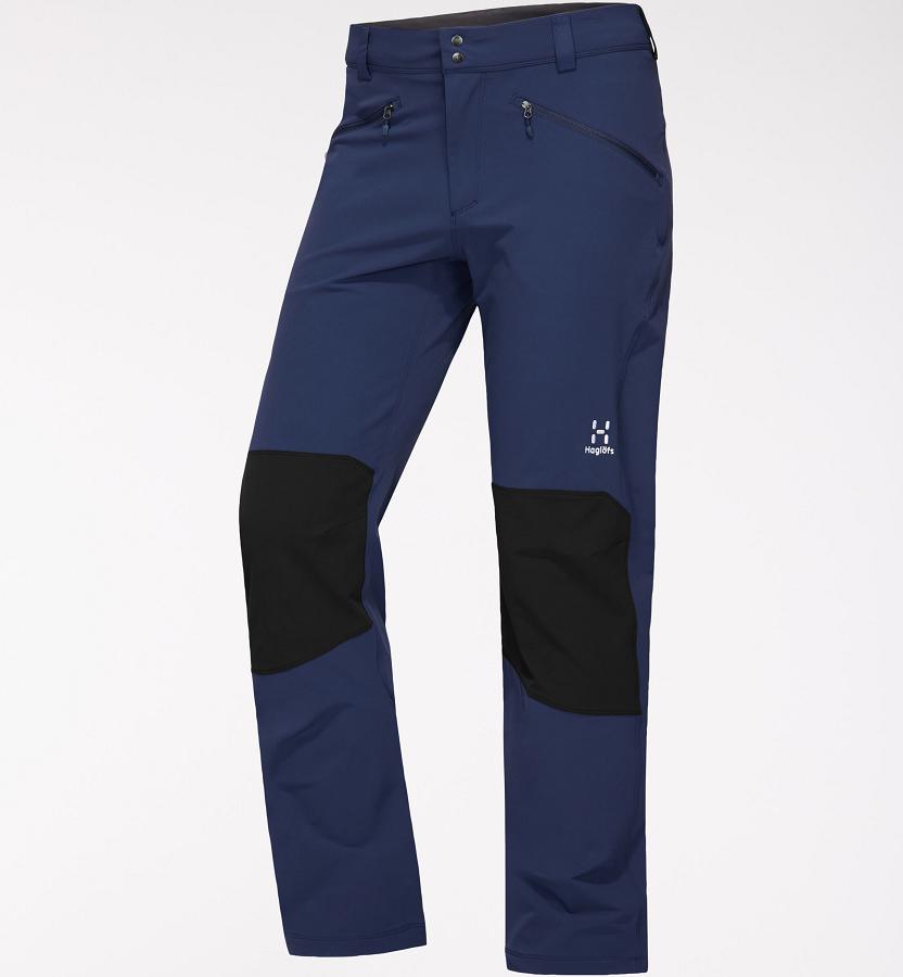 Haglöfs Morän Softshell Pants Dark Blue/Black For Mens VGXAR8459 Australia